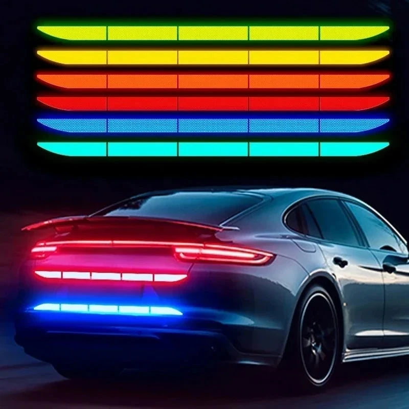 1 Set Reflective Warning Safety Tape – Car Trunk Anti-Collision Strips for Vehicle Protection Econic Blanks